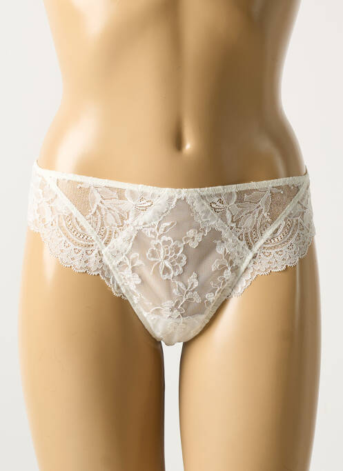 Tanga blanc LISE CHARMEL pour femme