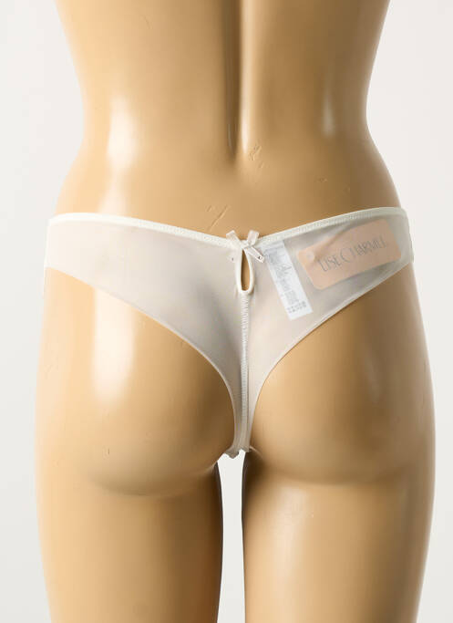 Tanga blanc LISE CHARMEL pour femme