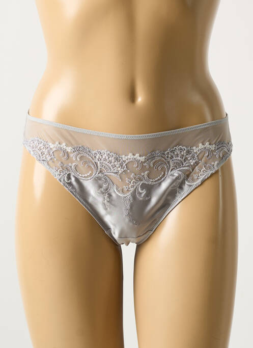 Tanga gris LISE CHARMEL pour femme