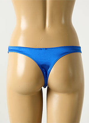 String tissage satiné bleu COTTON CLUB femme