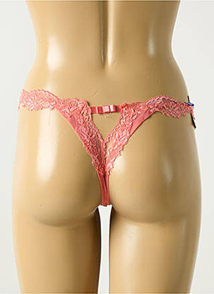 String tissage dentelle orange COTTON CLUB femme