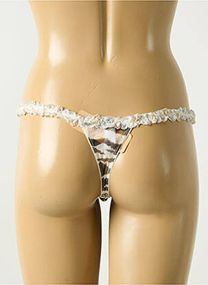 String tissage tulle beige LISE CHARMEL femme