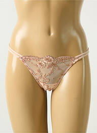 String tissage tulle rose COTTON CLUB femme