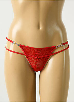 String tissage tulle rouge RCRESCENTINI BY COTTON BLUB femme