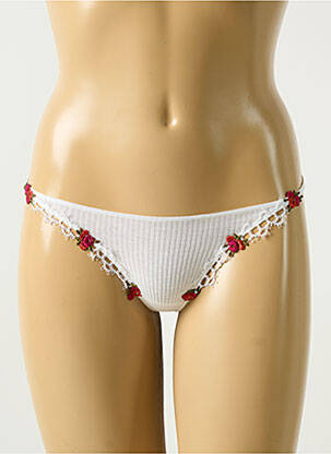 String stretch blanc LISANZA femme