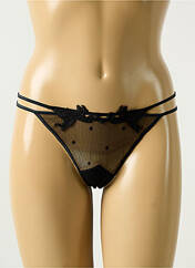String noir RCRESCENTINI BY COTTON BLUB pour femme seconde vue