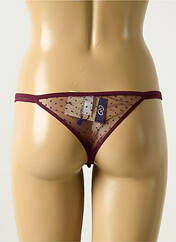 String violet COTTON CLUB pour femme seconde vue