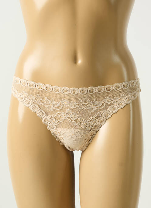 String beige COTTON CLUB pour femme