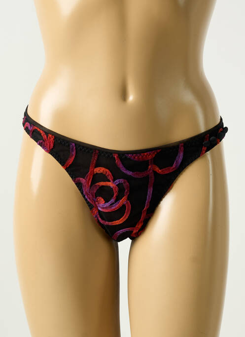 String noir RAVAGE pour femme