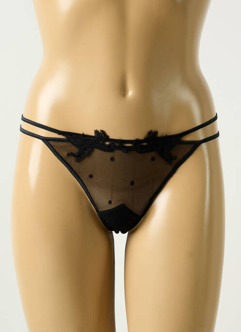 String noir RCRESCENTINI BY COTTON BLUB pour femme