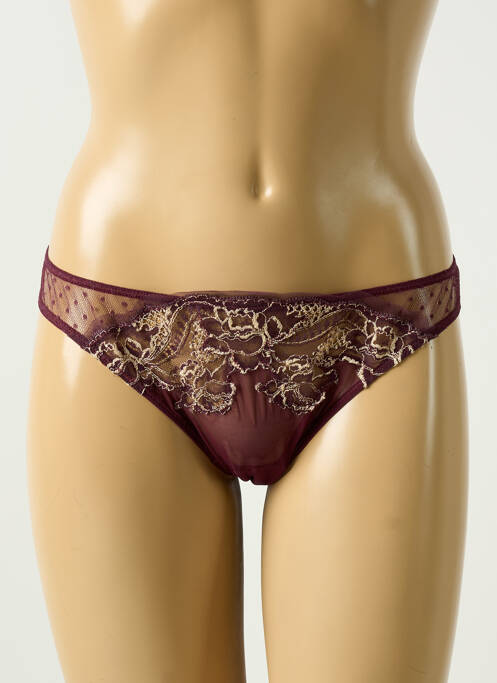 String violet COTTON CLUB pour femme