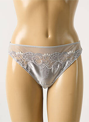 Culotte tissage satiné gris LISE CHARMEL femme
