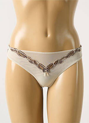 String tissage tulle beige COTTON CLUB femme