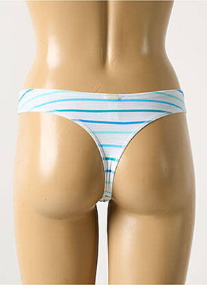 String tissage popeline bleu MARIE JO femme