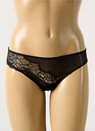 String tissage tulle noir COTTON CLUB femme