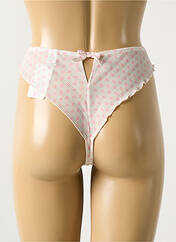 Tanga rose RAVAGE pour femme seconde vue