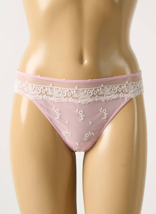Tanga rose LISE CHARMEL pour femme