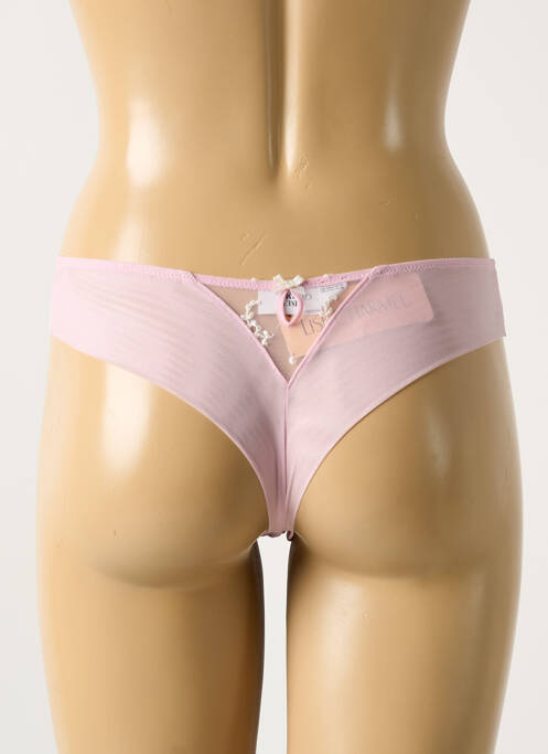 Tanga rose LISE CHARMEL pour femme