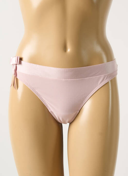 Tanga rose MARIE JO pour femme