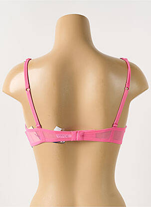 Soutien-gorge sans armature haut triangles rose COTTON CLUB femme