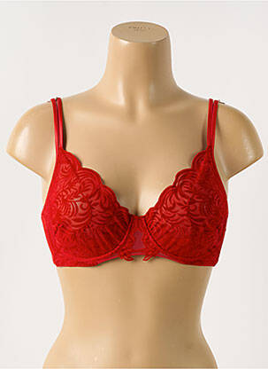 Soutien-gorge haut soutien-gorge emboitant haut soutien-gorge emboitant rouge RCRESCENTINI BY COTTON BLUB femme