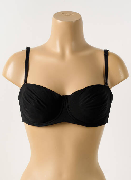 Soutien-gorge avec armature haut bandeau noir LISE CHARMEL femme