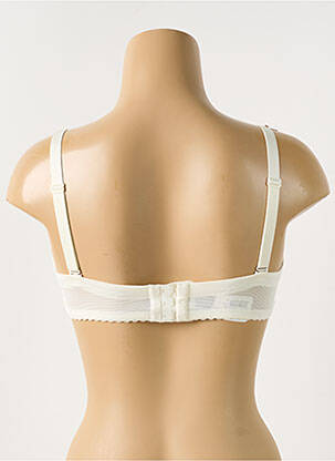 Soutien-gorge broderie haut bandeau blanc LISE CHARMEL femme