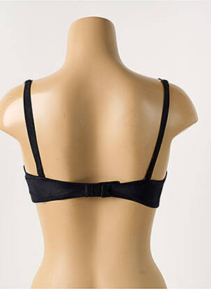 Soutien-gorge avec armature haut bandeau noir COTTON CLUB femme