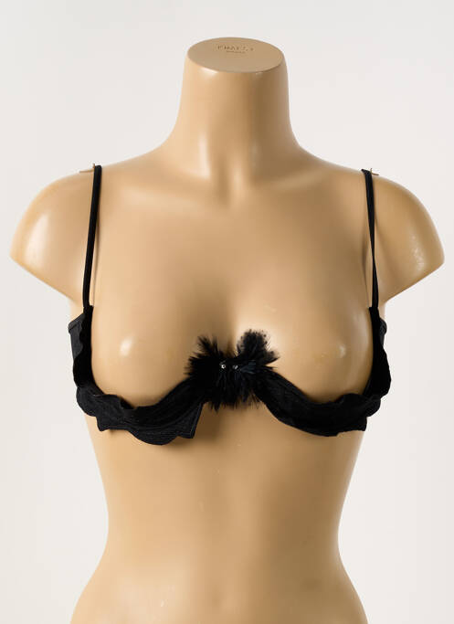 Soutien-gorge noir RCRESCENTINI BY COTTON BLUB pour femme