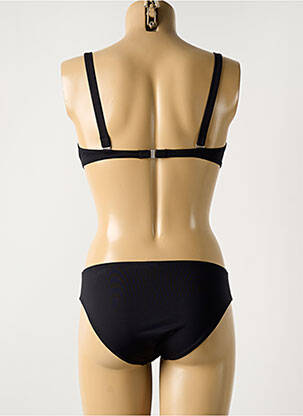 Maillot de bain 2 pièces stretch haut triangles noir FERAUD femme