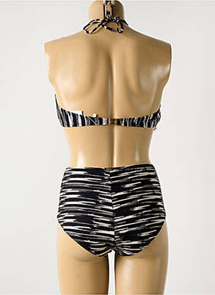 Maillot de bain 2 pièces stretch haut bandeau noir MARYAN MEHLHORN femme