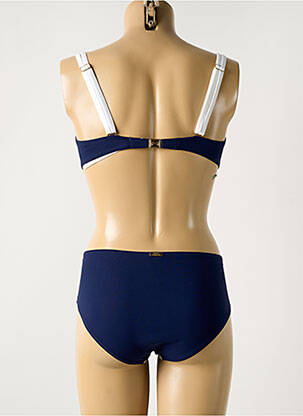 Maillot de bain 2 pièces stretch haut soutien-gorge moulé bleu MARYAN MEHLHORN femme