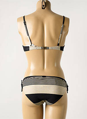 Maillot de bain 2 pièces stretch haut soutien-gorge moulé noir MARYAN MEHLHORN femme