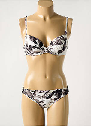 Maillot de bain 2 pièces stretch haut soutien-gorge moulé noir MARYAN MEHLHORN femme