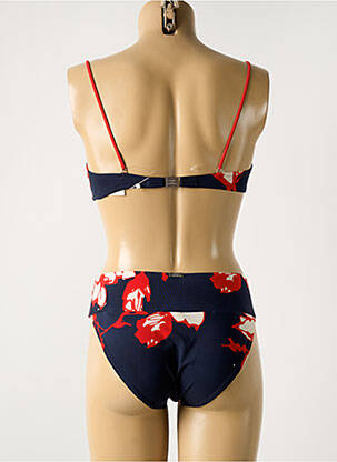 Maillot de bain 2 pièces stretch haut triangles bleu MARYAN MEHLHORN femme