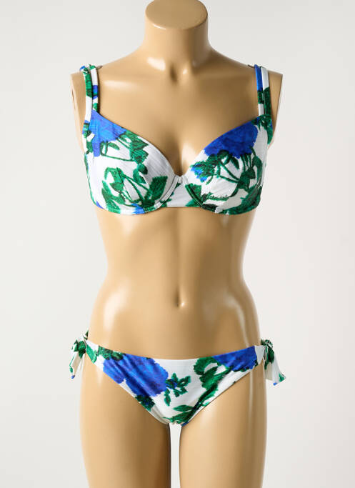 Maillot de bain 2 pièces bleu MARYAN MEHLHORN pour femme