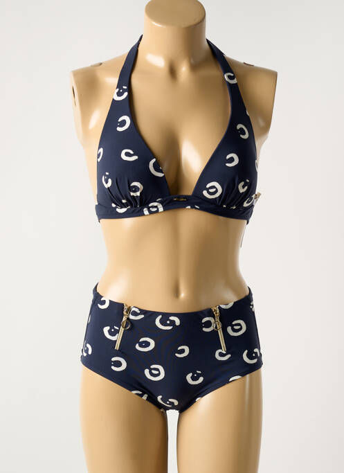 Maillot de bain 2 pièces bleu MARYAN MEHLHORN pour femme