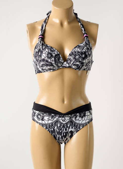 Maillot de bain 2 pièces noir FERAUD pour femme