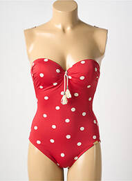 Maillot de bain 1 pièce haut bandeau haut bandeau rouge MARYAN MEHLHORN femme