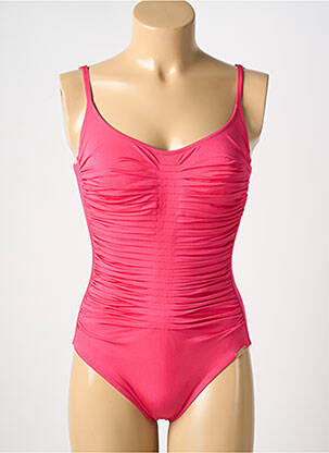 Maillot de bain 1 pièce stretch rose MARYAN MEHLHORN femme