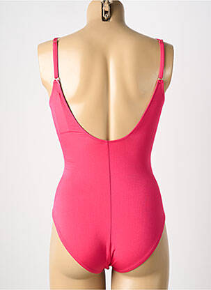 Maillot de bain 1 pièce stretch rose MARYAN MEHLHORN femme