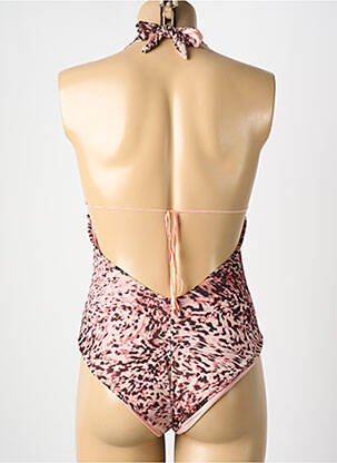 Maillot de bain 1 pièce haut triangles haut triangles rose BLUMARINE femme