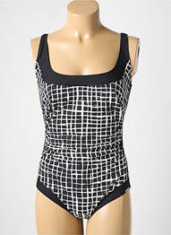 Maillot de bain 1 pièce stretch noir CHARMLINE femme
