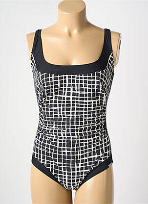 Maillot de bain 1 pièce stretch noir CHARMLINE femme