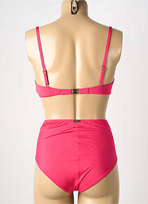 Maillot de bain 2 pièces stretch haut soutien-gorge moulé rose MARYAN MEHLHORN femme