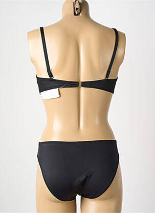 Maillot de bain 2 pièces stretch haut bandeau orange CHARMLINE femme