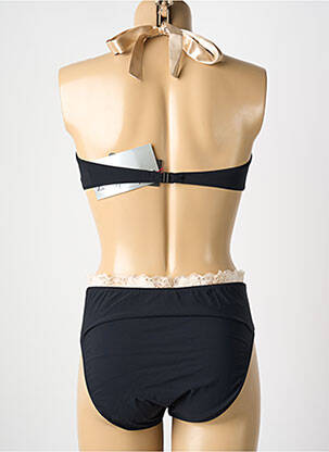 Maillot de bain 2 pièces avec armature haut soutien-gorge balconnet noir RACHEL PAPPO femme