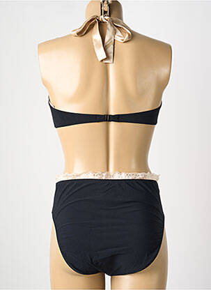 Maillot de bain 2 pièces avec armature haut soutien-gorge balconnet noir RACHEL PAPPO femme