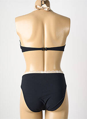 Maillot de bain 2 pièces avec armature haut soutien-gorge balconnet noir RACHEL PAPPO femme