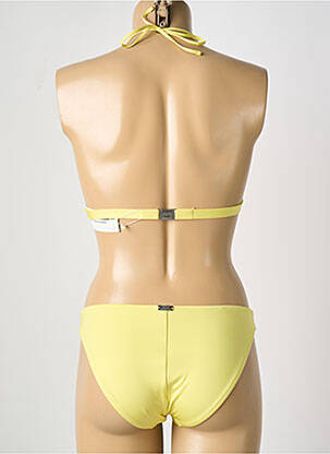 Maillot de bain 2 pièces stretch haut soutien-gorge moulé jaune MARYAN MEHLHORN femme
